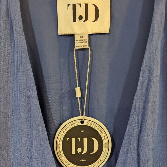 Nwt The Jetset Diaries | Freebird Maxi Dress in Cerulean Blue - Picture 6 of 11